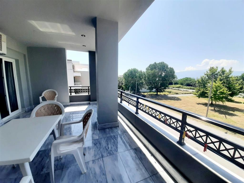 Apartmánový dom Stelios - balkón - zájazd autobusovou a individuálnou dopravou CK Turancar - Grécko, Olympská riviéra, Nei Pori