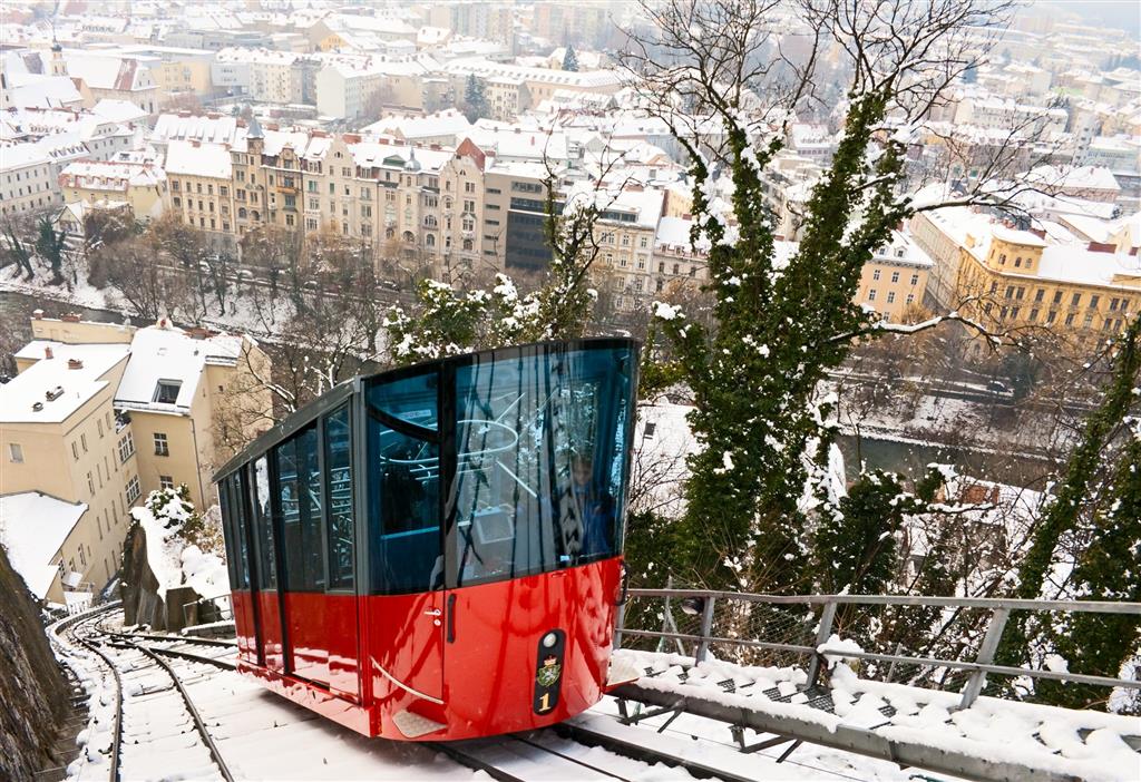 CK Turancar, autobusový poznávací zájazd, Predvianočný Graz, lanovka Schlossberg