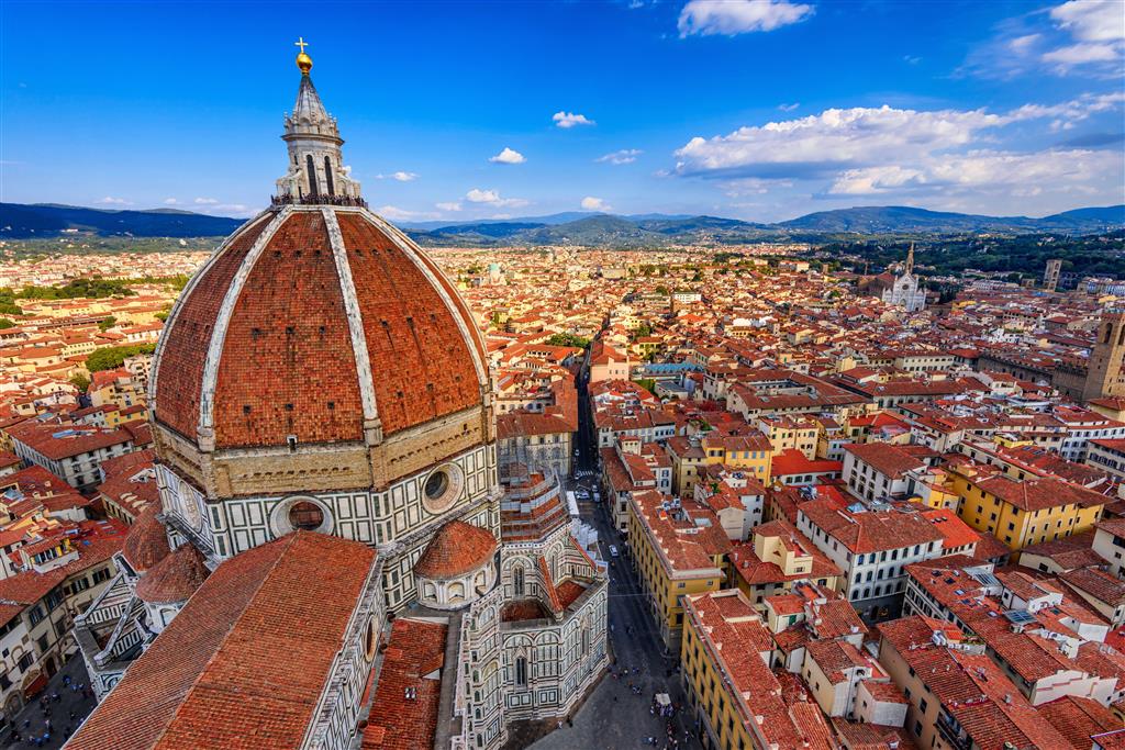 CK Turancar, Letecký poznávací zájazd, Taliansko, Florencia - kolíska renecancie, námestie Duomo, katedrála Santa Maria Del Fiore