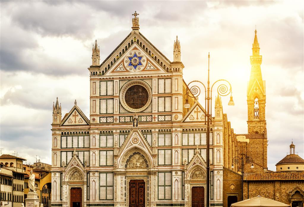 CK Turancar, Letecký poznávací zájazd, Taliansko, Florencia - kolíska renecancie, katedrála Santa Croce