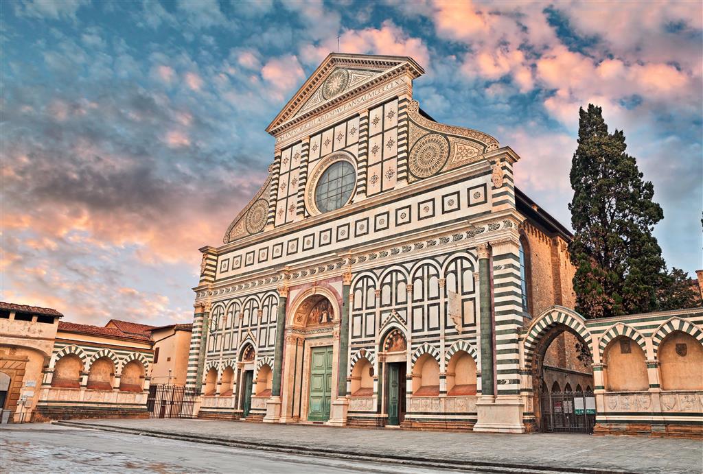 CK Turancar, Letecký poznávací zájazd, Taliansko, Florencia - kolíska renecancie, kostol Santa Maria Novella