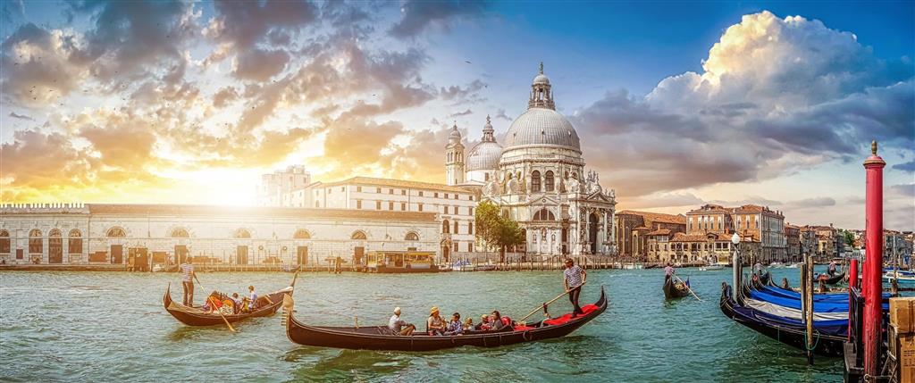 CK Turancar, autobusový poznávací zájazd, Okruh severným Talianskom, Benátky, Canal Grande, Basilica Santa Maria della Salute