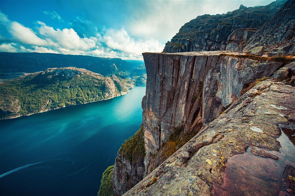 CK Turancar, autobusový poznávací zájazd, Škandinávsky okruh, Nórsko, Lysefjord Preikestolen