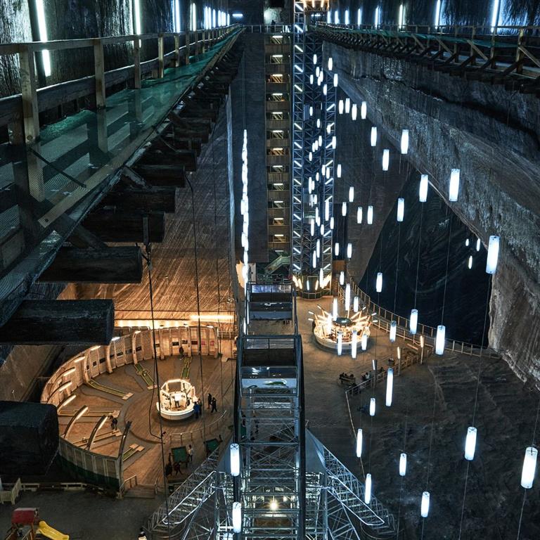 CK Turancar, autobusový poznávací zájazd, Rumunsko - Sedmohradsko a Transylvánia, soľná baňa Salina Turda