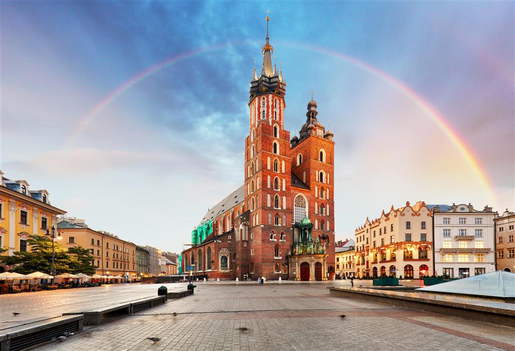 CK Turancar, autobusový poznávací zájazd, Krakow a Wroclaw, Krakow, Bazilika Panny Márie