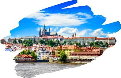 CK Turancar, autobusový poznávací zájazd, Praha - zámky a hrady v Čechách, leták