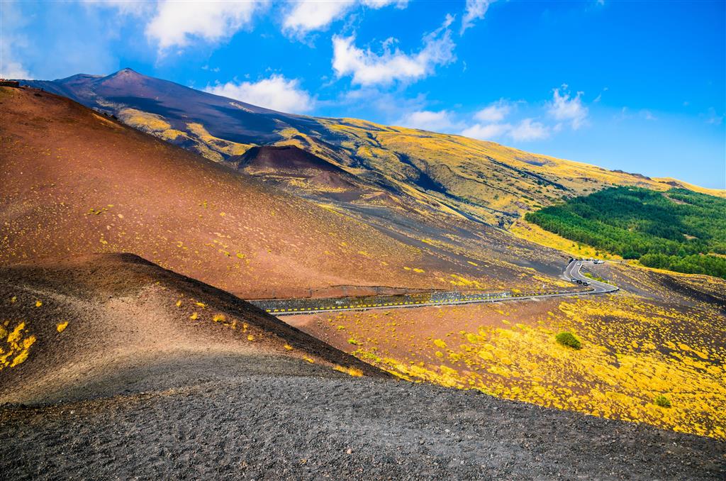 CK Turancar, Letecký poznávací zájazd, Sicília a Liparské ostrovy, Etna