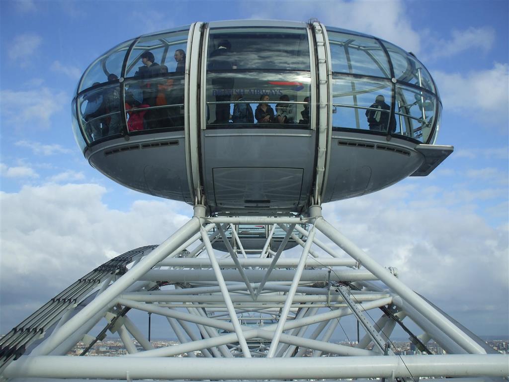 Ck Turancar, Letecký poznávací zájazd, Veľká Británia, Londýn pre čarodejníkov, London Eye