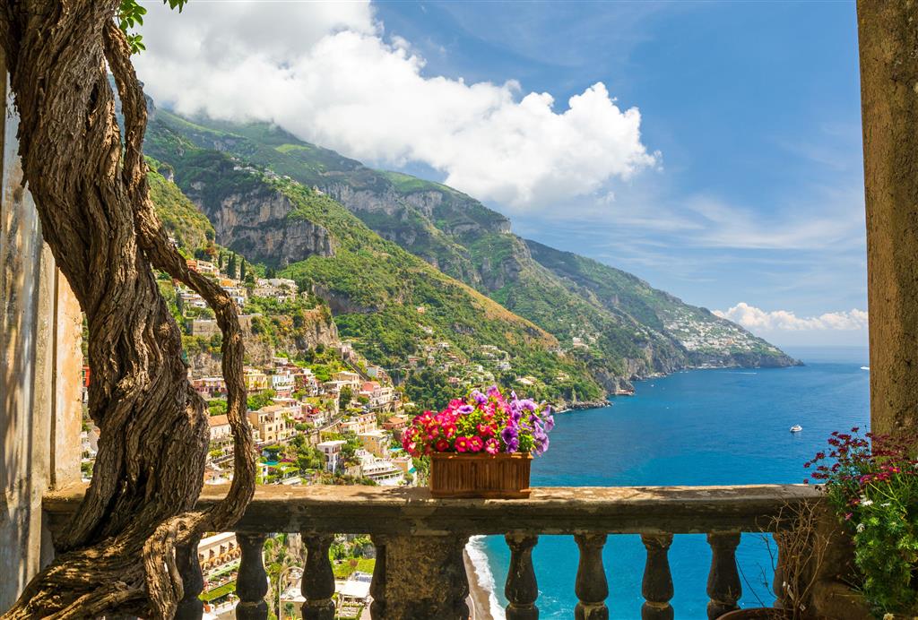 CK Turancar, Letecký poznávací zájazd, Kampánia a čarovný ostrov Capri,, Positano