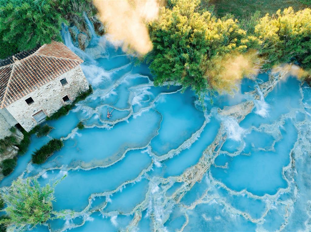 CK Turancar, letecký poznávací zájazd, Zákutia Toskánska a ostrov Elba, Terme di Saturnia